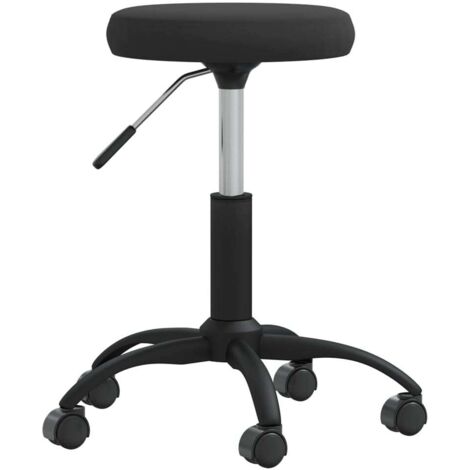 Taburete de masajes terciopelo negro