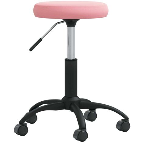 Taburete de masajes terciopelo Rosa