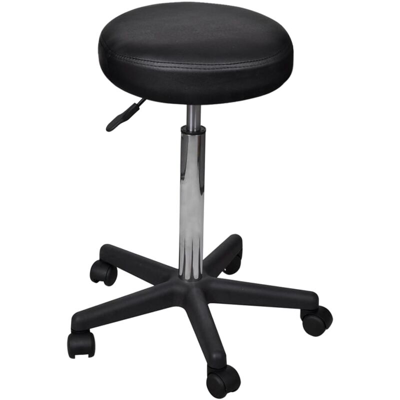 

Taburete de oficina negro - Negro