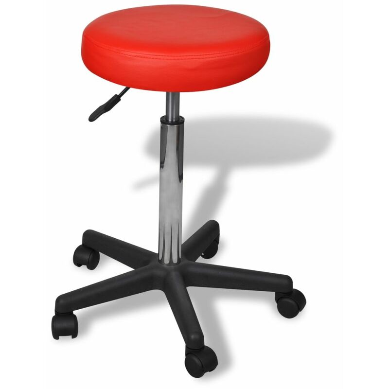 

Taburete de oficina rojo