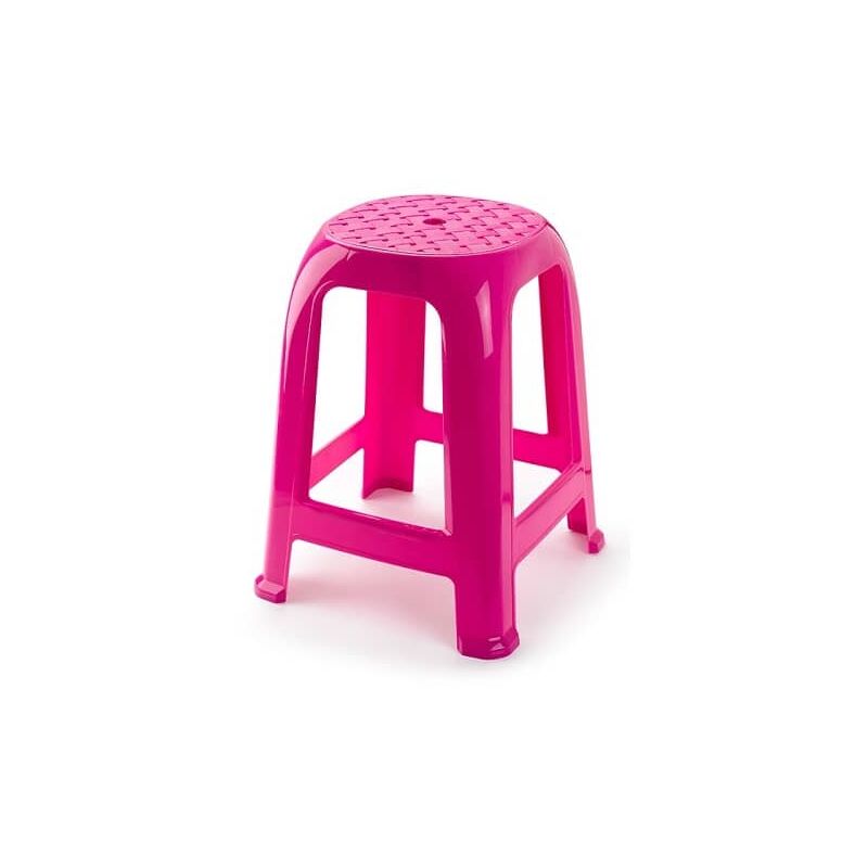 

Taburete de plastico Rosa