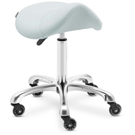 Taburete de silla de montar para caballo 150 kg aleación de aluminio PVC PU contrachapado espuma sintética color verde pistacho 140010089