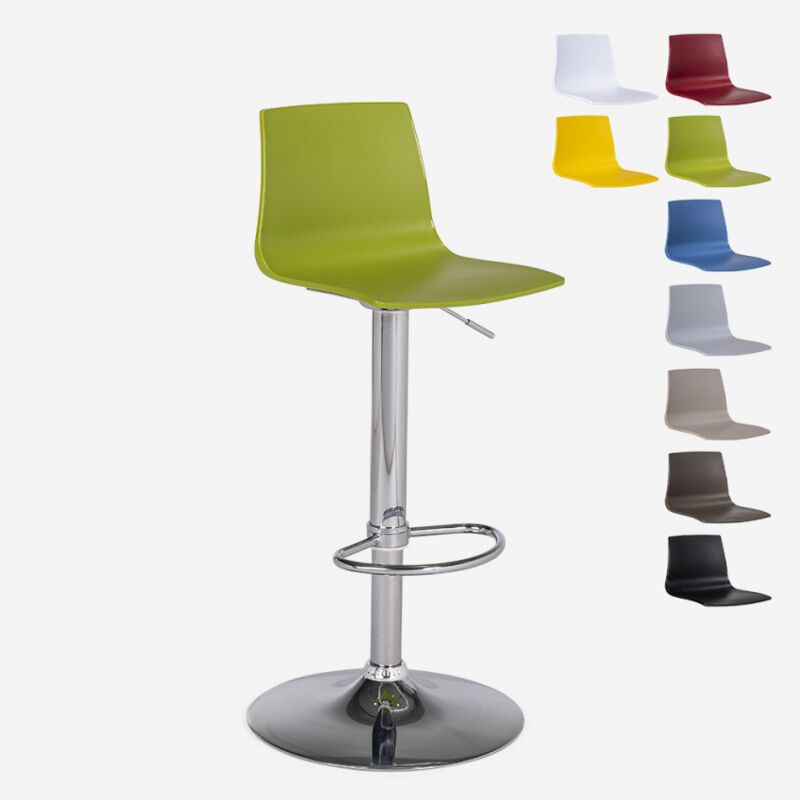 

Taburete diseño mate altura regulable cocina bar Grand Soleil Imola Matt | Verde Anís