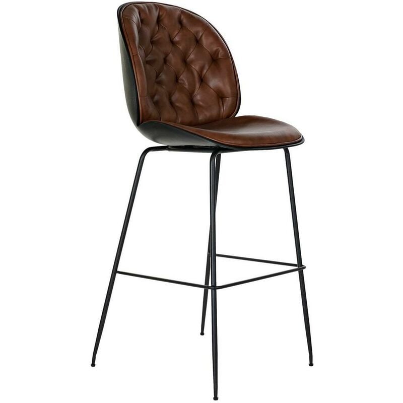 

Taburete DKD Home Decor Marrón Negro Poliuretano Metal (51 x 53 x 114 cm)
