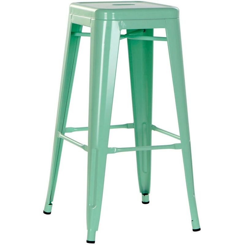 

Taburete DKD Home Decor Turquesa Metal (43 x 43 x 76 cm)