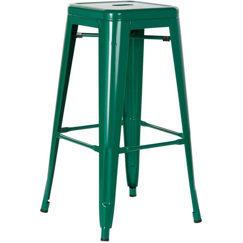 

Taburete DKD Home Decor Verde Metal (43 x 43 x 76 cm)