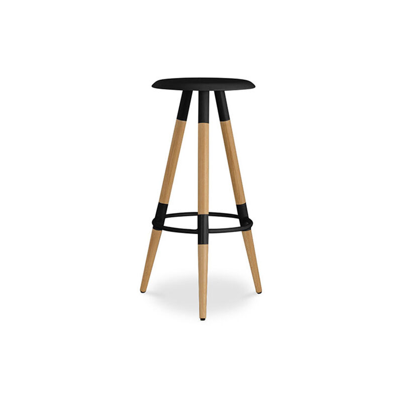 

Taburete estilo escandinavo - Metal Negro