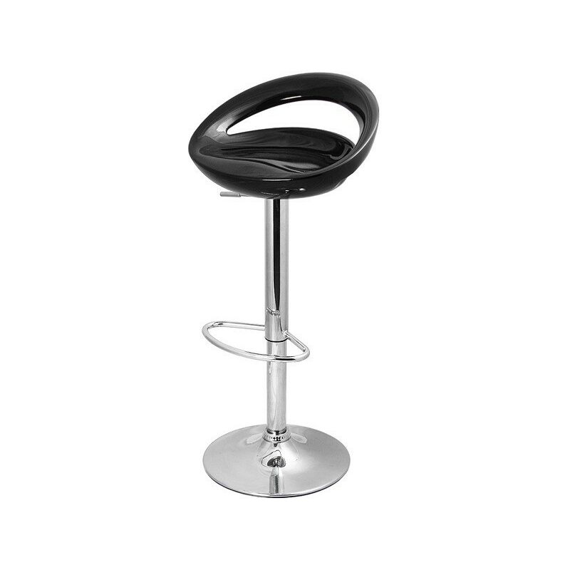 

Taburete FLIT (L), cromado, abs negro