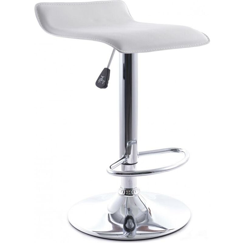 

Privatefloor - Taburete Giratorio de Bar Office Blanco