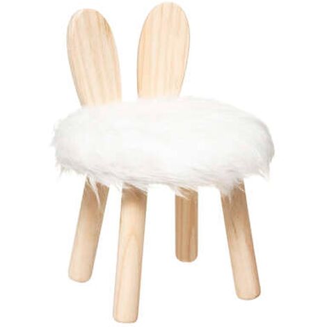 Taburete infanti27 x 38cm - Blanco