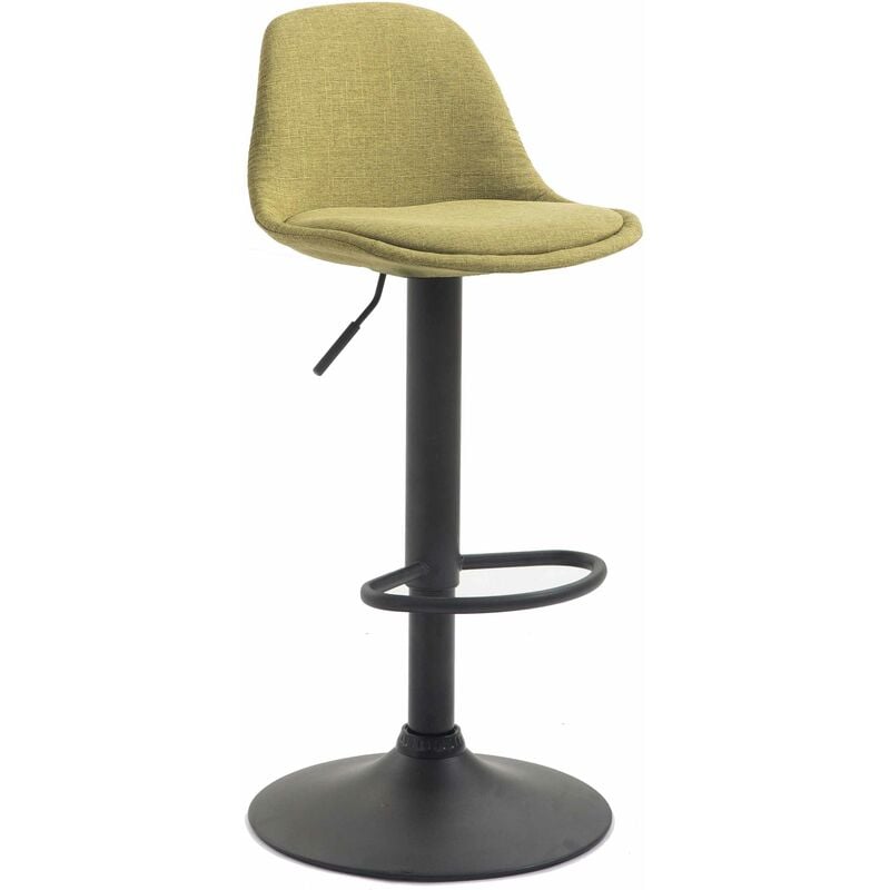 

CLP - Taburete KIEL Tapizado en Tela Verde Metal negro mate