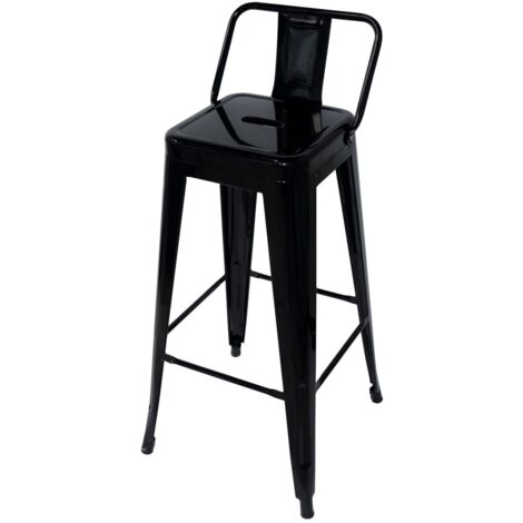 TABURETE LANK INDUSTRIAL CON RESPALDO