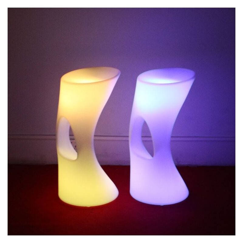 

Taburete luminoso LED RGBW recargable 2.4W IP65, 38x84cm
