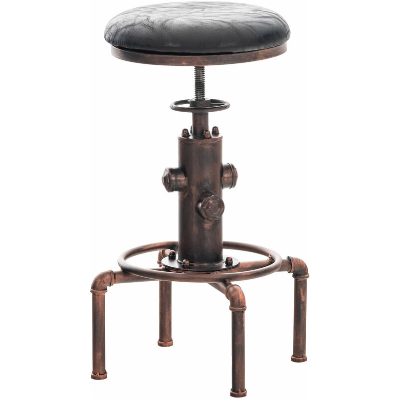 

CLP - Taburete Lumos En Estilo Industrial Negro Bronce