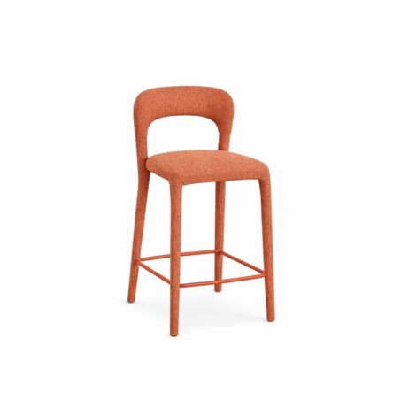 Taburete Metal Poliester 45X48,5X92,5 Terracota