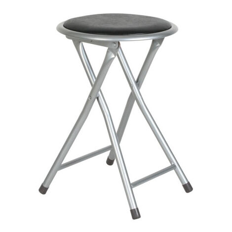 TABURETE MET.PLEGABLE METAL/NEGRO - EHLIS
