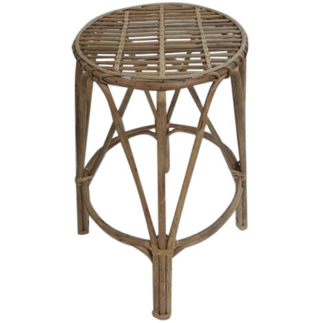 Taburete Mimbre 45X45X86