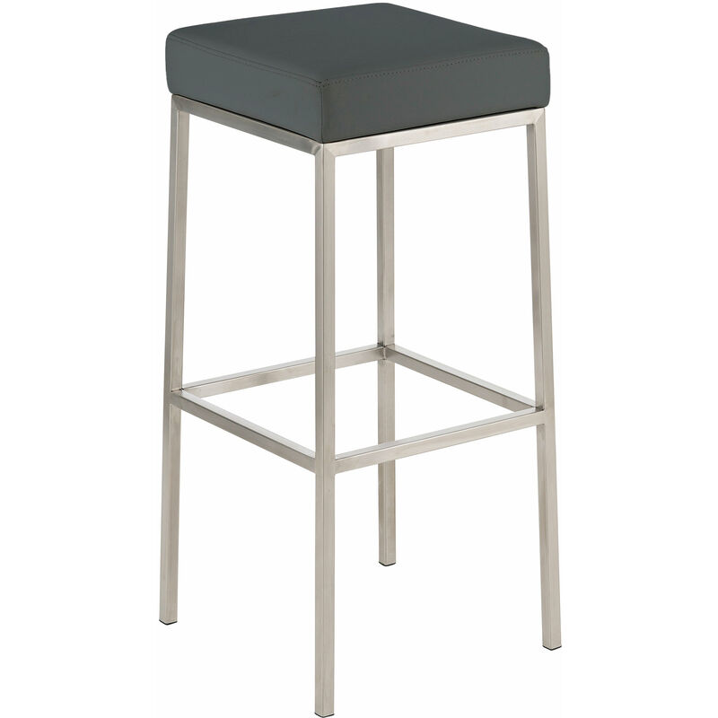 

CLP - Taburete Montreal 80 Con Base De Acero Inoxidable Gris
