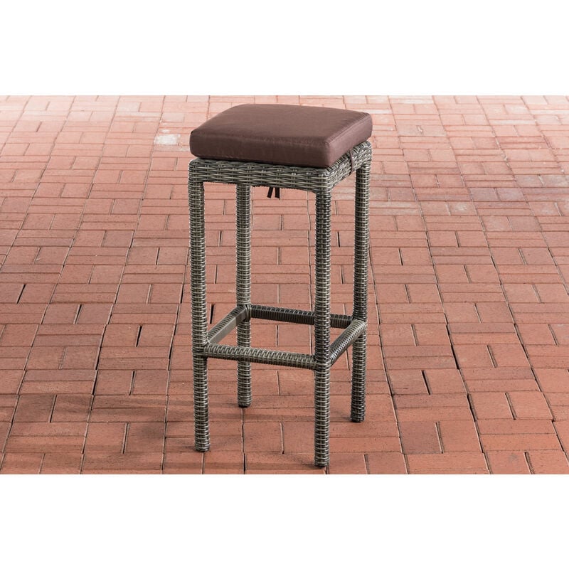 

CLP - Taburete Outdoor Alia 5mm Redondo/gris moteado Marrón tierra