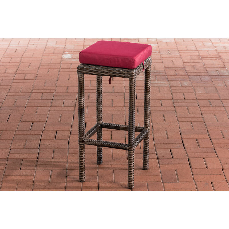 

CLP - Taburete Outdoor Alia 5mm Redondo/marrón moteado Rojo rubí