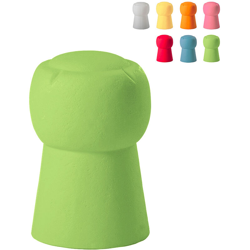 

Taburete Cin Cin luminoso con tapa de botella para bares y discotecas | Verde oscuro - Slide