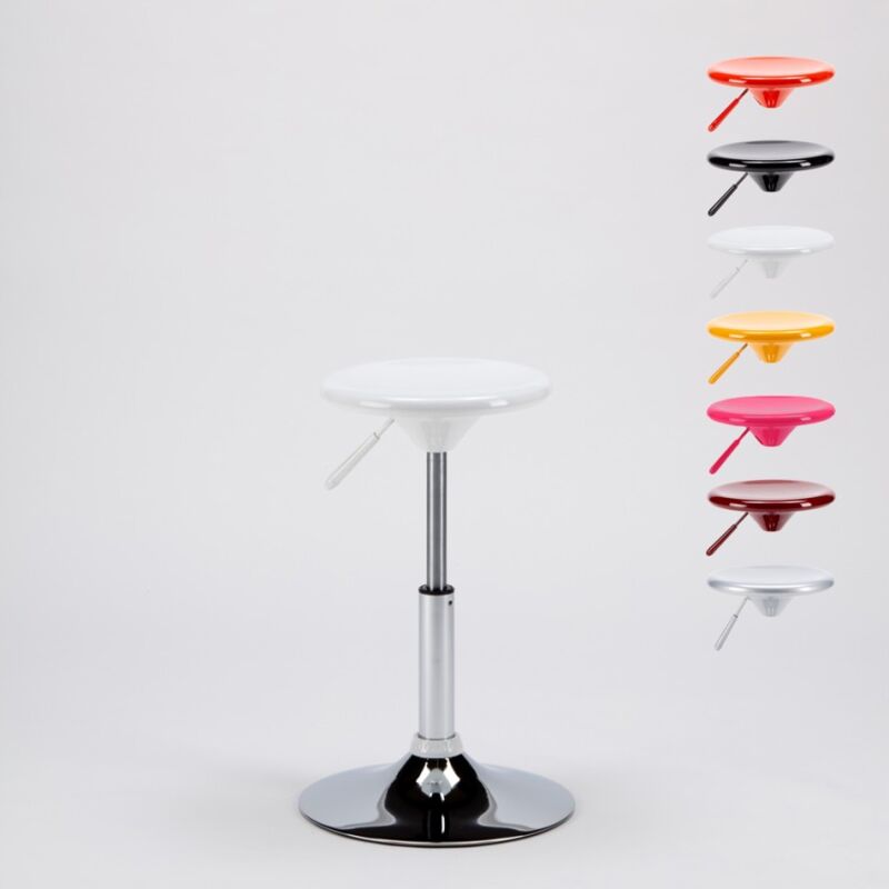 

Superstool - Taburete asiento de diseño para niños altura ajustable Seattle | Blanco
