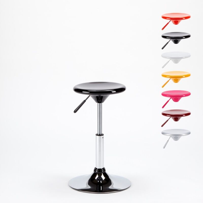 

Superstool - Taburete asiento de diseño para niños altura ajustable Seattle | Negro