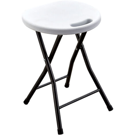 Taburete Party Plegable Cm 33 X 30 H 46 Cm - Col. Blanco Lif