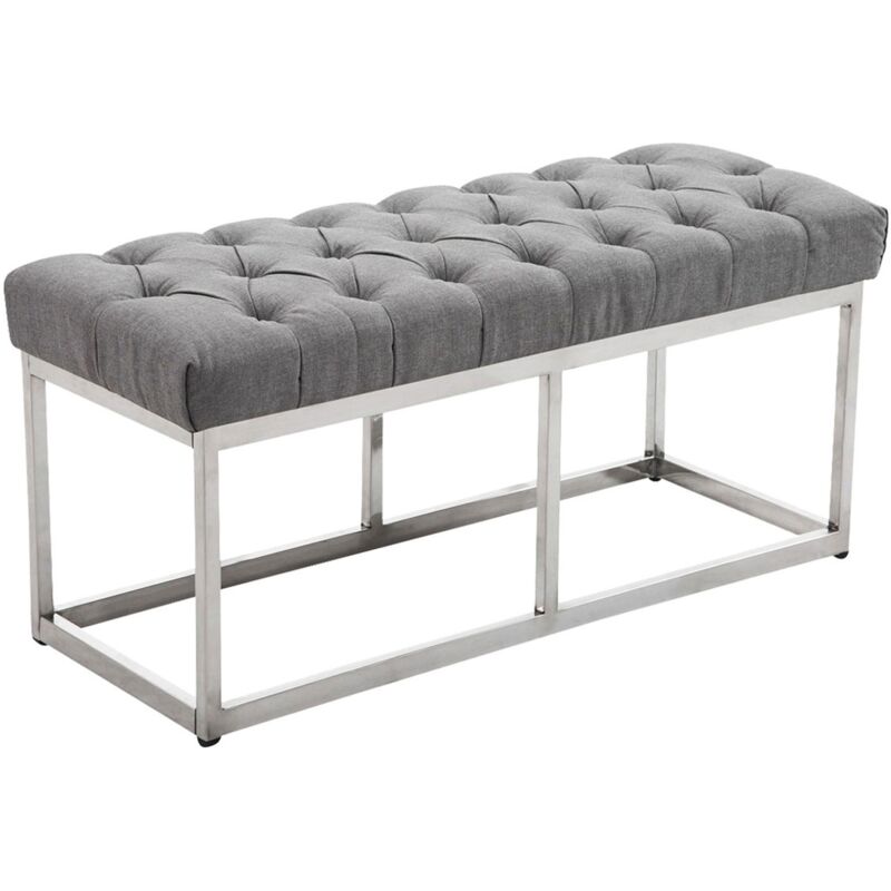 

CLP - Taburete Pie de Cama Amun en Tela Gris 100 cm