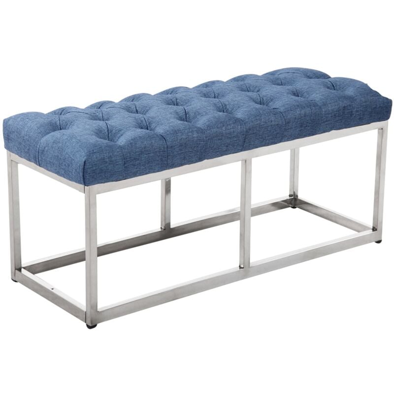 

Taburete Pie de Cama Amun en Tela Azul 100 cm