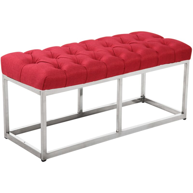 

CLP - Taburete Pie de Cama Amun en Tela Rojo 100 cm