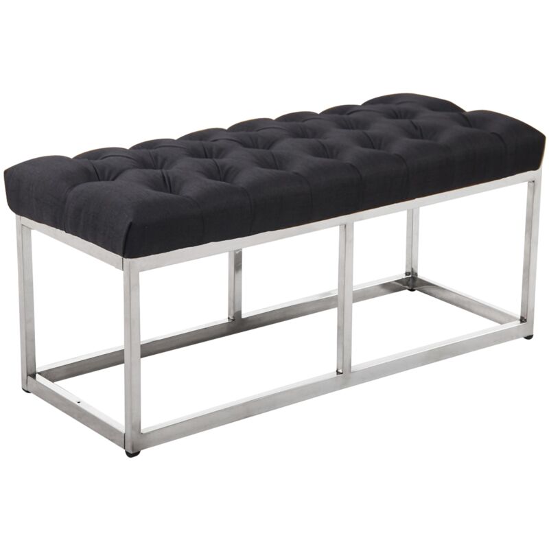 

CLP - Taburete Pie de Cama Amun en Tela Negro 100 cm