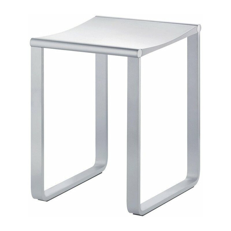 

Taburete PLAN aluminio anodizado plata / blanco RAL 9010 KEUCO