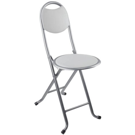 Taburete Plegable con Respaldo 32x36x73.5cm 7house