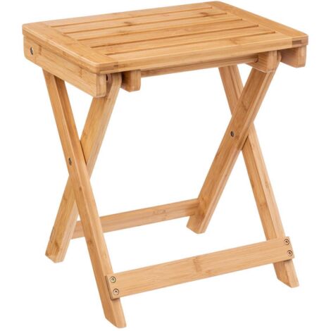Taburete plegable de bambú - 5five