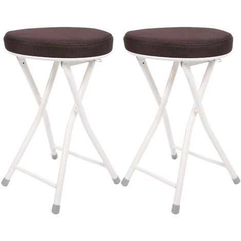 Taburete plegable de malla de 2 uds, silla plegable multifuncional de oficina para Fiesta al aire libre, viajes, Camping
