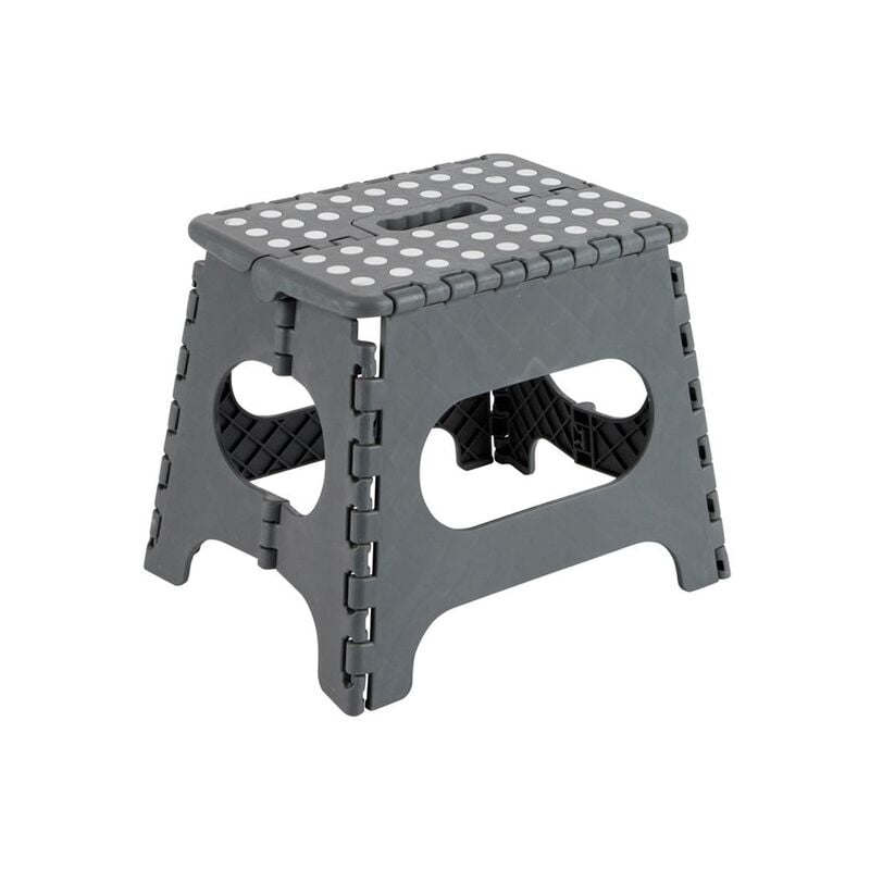 

Taburete plegable gris