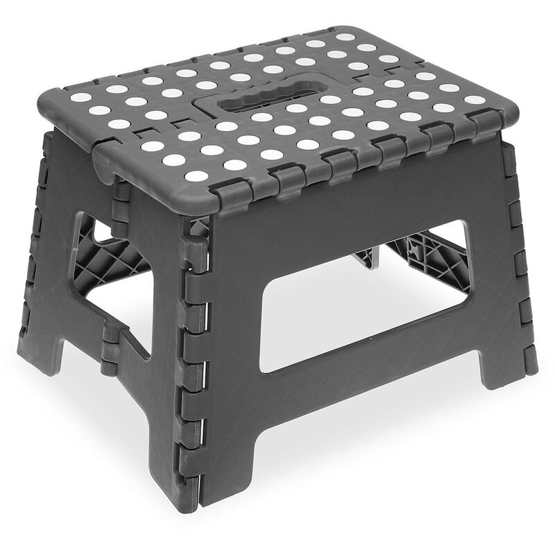 

Taburete Plegable Gris