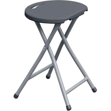 Taburete Plegable gris H46 cm WERKA PRO