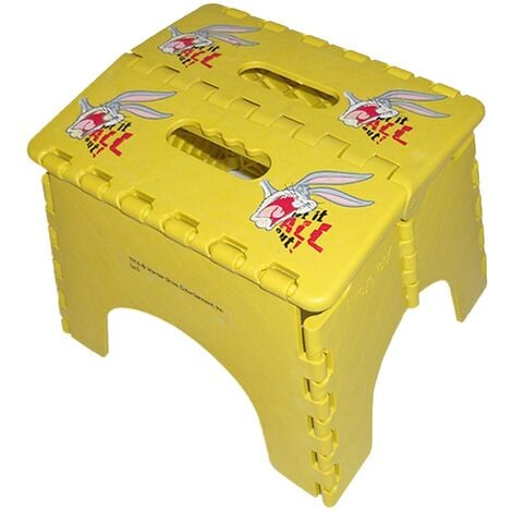 Taburete Plegable Looney Tunes Amarillo 28,5x25,5x21 cm - AMARILLO