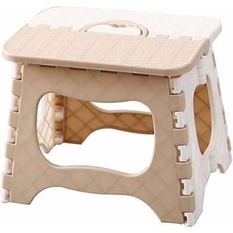 Taburete Plegable MINKUROW, Resistente Y Antideslizante, Fuerte Y Duradero, Que Ahorra Espacio Y Fácil De Transportar, Adecuado Tanto Para Adultos Como Para Niños - Rosa L