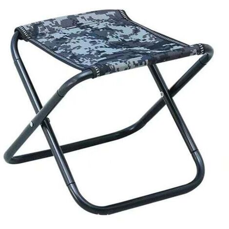 Taburete plegable pequeño de camuflaje
