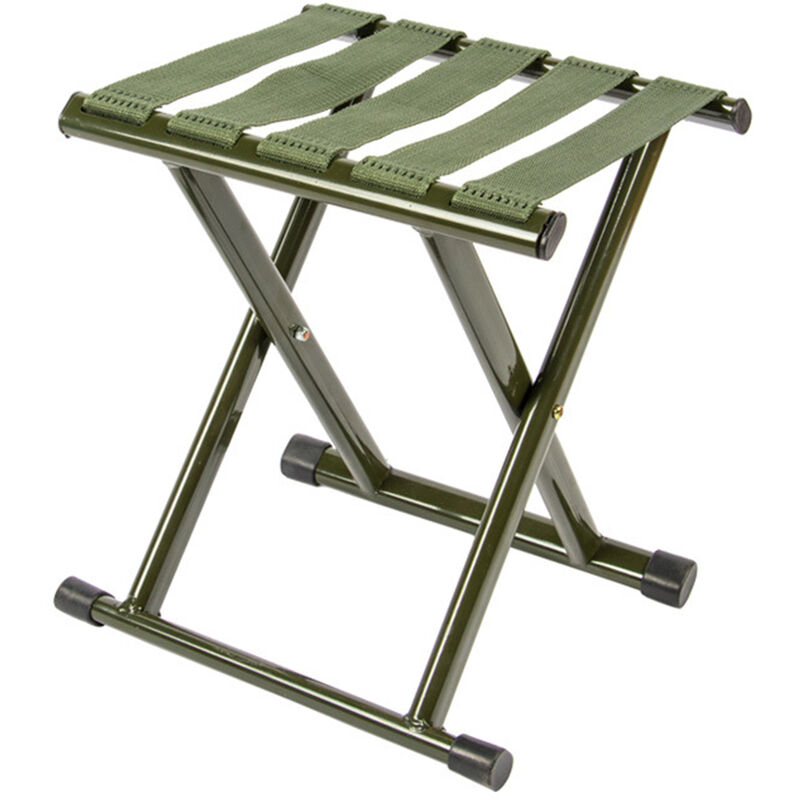 

Taburete plegable portatil Silla plegable al aire libre Taburete de camping Asiento Silla de campamento para viaje Senderismo Pesca Barbacoa Playa