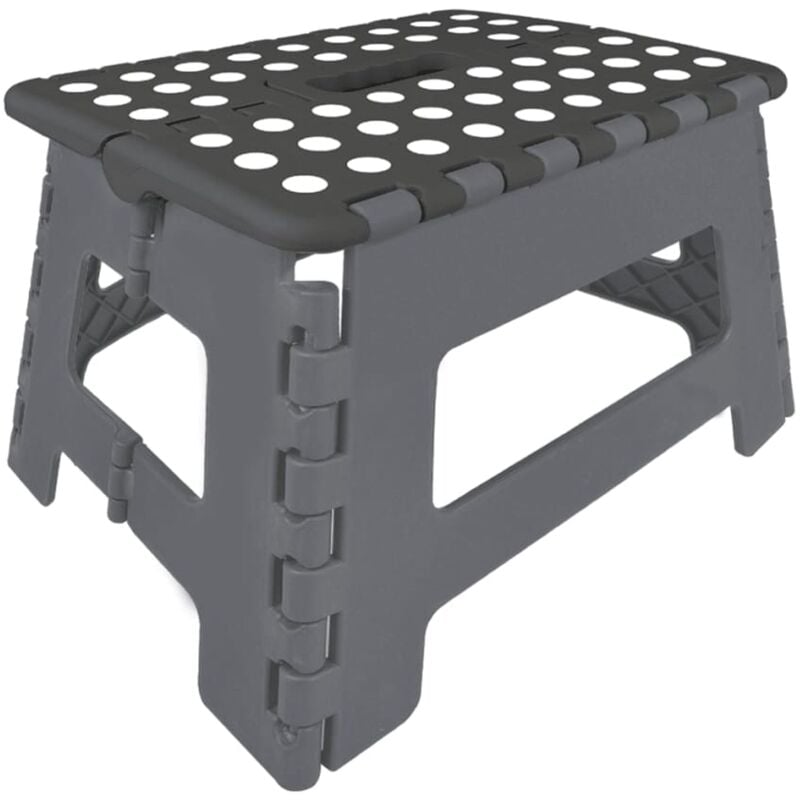 

Taburete plegable para camping o caravana, 22 cm, 770822 - Gris - Proplus