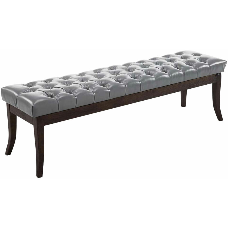 

CLP - Taburete Recibidor Ramses En Madera Oscura Gris 150 cm