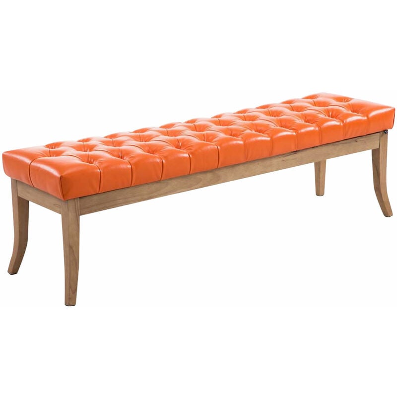 

Banco Recibidor Ramses En Madera Clara Naranja 150 cm