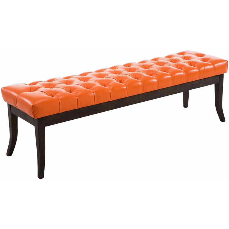 

Taburete recibidor ramses en madera oscura naranja,150 cm Rogal