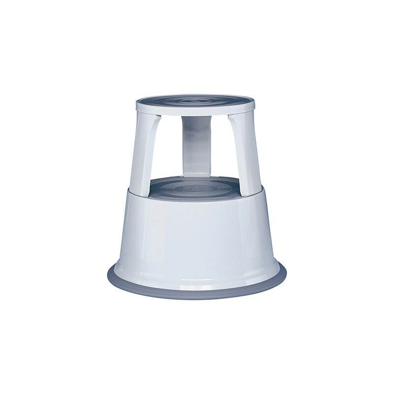 

Wedo - Taburete estribo móvil Metal gris claro