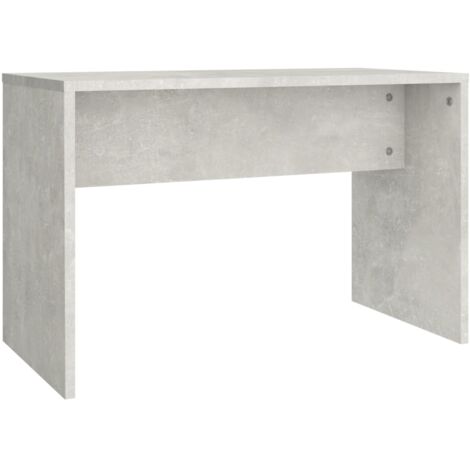 Taburete tocador gris hormigón 70 x 35 x 45 cm madera contrachapada gris DEC024979