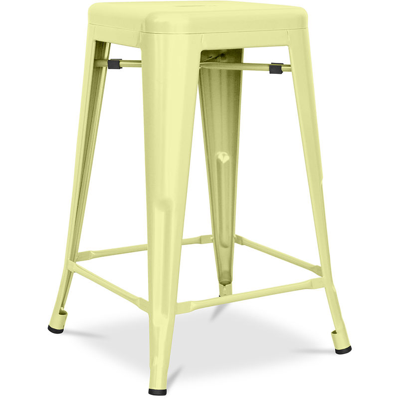 

Taburete Stylix 60cm - Metal Mate Amarillo pastel Hierro, Metal